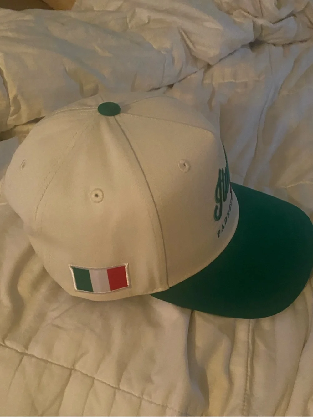 Italia San Diego Padres Two-Tone Green and White Baseball Cap 2026 new style